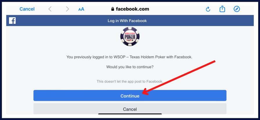 Image - Connect Facebook With WSOP